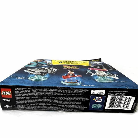 LEGO Dimensions Back To The Future Level Marty McFly DeLorean 94 Pieces 71201 - Picture 3 of 7